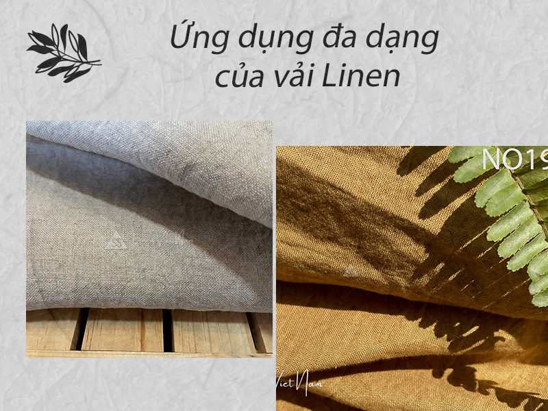Ứng dụng đa dạng của vải Linen